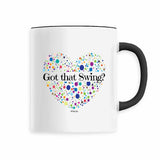 Mug - Got that Swing? - 6 Coloris - Cadeau Unique & Tendre - Cadeau Personnalisable - Cadeaux-Positifs.com -Noir-