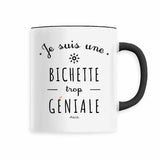 Mug - Je suis une Bichette trop Géniale - 6 Coloris - Cadeau Original - Cadeau Personnalisable - Cadeaux-Positifs.com -Noir-