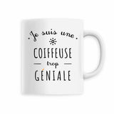 Mug - Une Coiffeuse trop Géniale - 6 Coloris - Cadeau Original - Cadeau Personnalisable - Cadeaux-Positifs.com -Blanc-