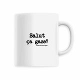 Mug - Salut ça gaze? - Anachronique - 6 Coloris - Cadeau Drôle - Cadeau Personnalisable - Cadeaux-Positifs.com -Blanc-