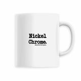 Mug - Nickel Chrome - Anachronique - 6 Coloris - Cadeau Drôle - Cadeau Personnalisable - Cadeaux-Positifs.com -Blanc-
