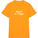 Tshirt - Salut ça boume? - Anachronique - 10 Coloris - Cadeau Drôle - Cadeau Personnalisable - Cadeaux-Positifs.com -Orange-XS-