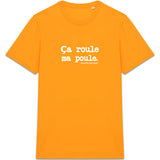 Tshirt - Ça roule ma poule - Anachronique - 10 Coloris - Cadeau Drôle - Cadeau Personnalisable - Cadeaux-Positifs.com -Orange-XS-