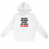 Sweat à Capuche à Personnaliser avec votre Ville - 5 Coloris - Cadeau Personnalisable - Cadeau Personnalisable - Cadeaux-Positifs.com -S-Blanc-