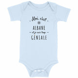 Body - Albane est trop Géniale - 3 Coloris - Cadeau Original - face_bleu