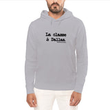 Sweat à capuche - La classe à Dallas - Anachronique - Cadeau Original - Cadeau Personnalisable - Cadeaux-Positifs.com -Noir-S-