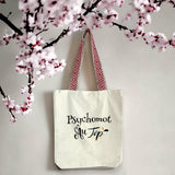 Tote Bag Premium - Psychomot au Top - 2 Coloris - Cadeau Durable - Cadeau Personnalisable - Cadeaux-Positifs.com -Rouge-