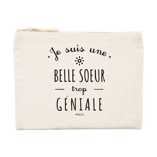 Pochette - Une Belle Soeur trop Géniale - Cadeau Original & Durable - Cadeau Personnalisable - Cadeaux-Positifs.com -Unique-Beige-