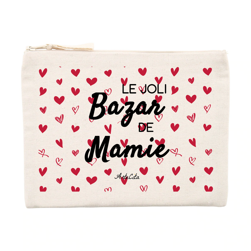 Cadeau anniversaire : Pochette - Le joli Bazar de Mamie - Cadeau Durable & Original - Cadeau Personnalisable - Cadeaux-Positifs.com -Unique-Beige-