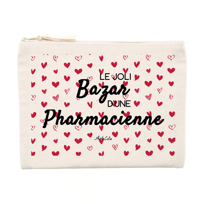 Cadeau anniversaire : Pochette - Le joli Bazar d'une Pharmacienne - Cadeau Durable & Original - Cadeau Personnalisable - Cadeaux-Positifs.com -Unique-Beige-