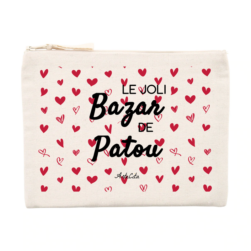 Cadeau anniversaire : Pochette - Le joli Bazar de Patou - Cadeau Durable & Original - Cadeau Personnalisable - Cadeaux-Positifs.com -Unique-Beige-