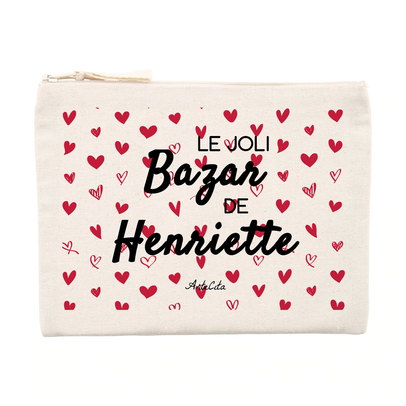 Cadeau anniversaire : Pochette - Le joli Bazar de Henriette - Cadeau Durable & Original - Cadeau Personnalisable - Cadeaux-Positifs.com -Unique-Beige-