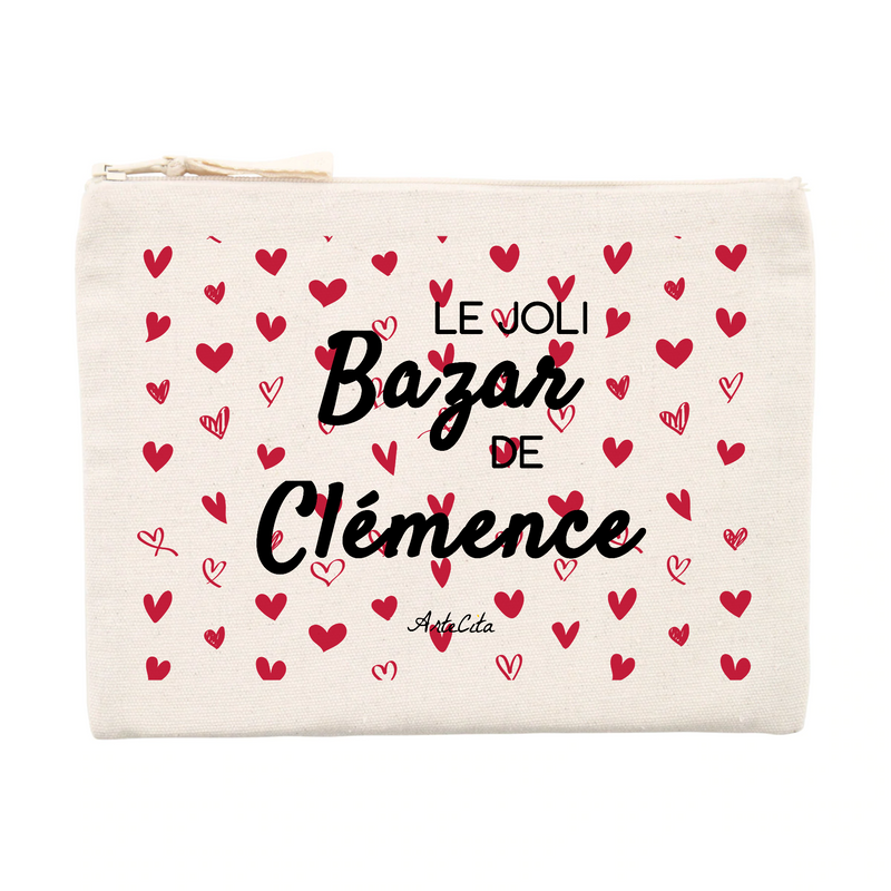 Cadeau anniversaire : Pochette - Le joli Bazar de Clémence - Cadeau Durable & Original - Cadeau Personnalisable - Cadeaux-Positifs.com -Unique-Beige-