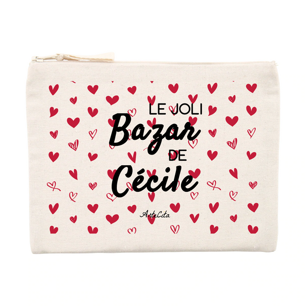 Pochette - Le joli Bazar de Cécile - Cadeau Durable & Original - Cadeau Personnalisable - Cadeaux-Positifs.com -Unique-Beige-