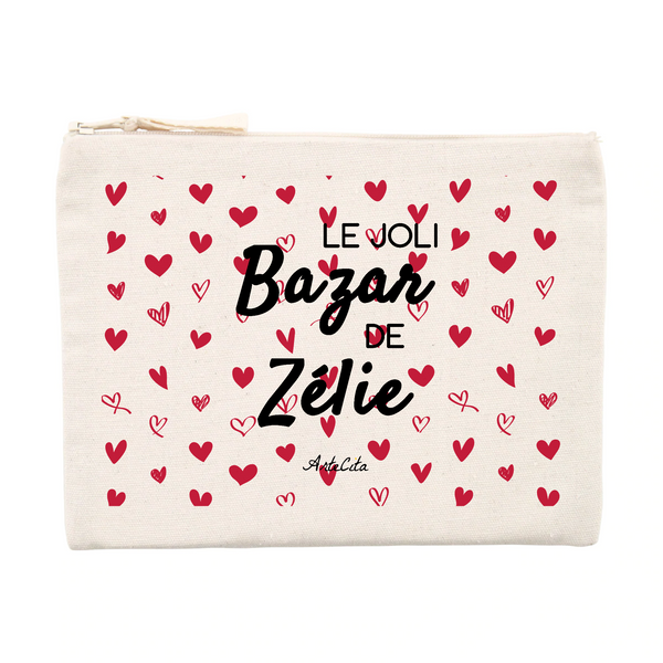 Pochette - Le joli Bazar de Zélie - Cadeau Durable & Original - Cadeau Personnalisable - Cadeaux-Positifs.com -Unique-Beige-
