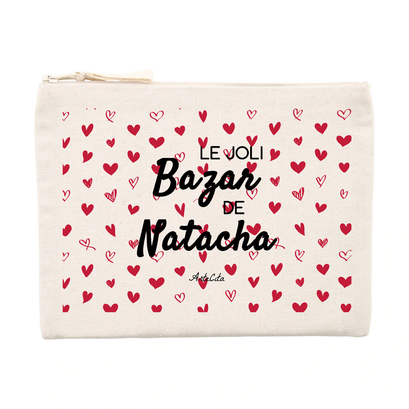 Cadeau anniversaire : Pochette - Le joli Bazar de Natacha - Cadeau Durable & Original - Cadeau Personnalisable - Cadeaux-Positifs.com -Unique-Beige-