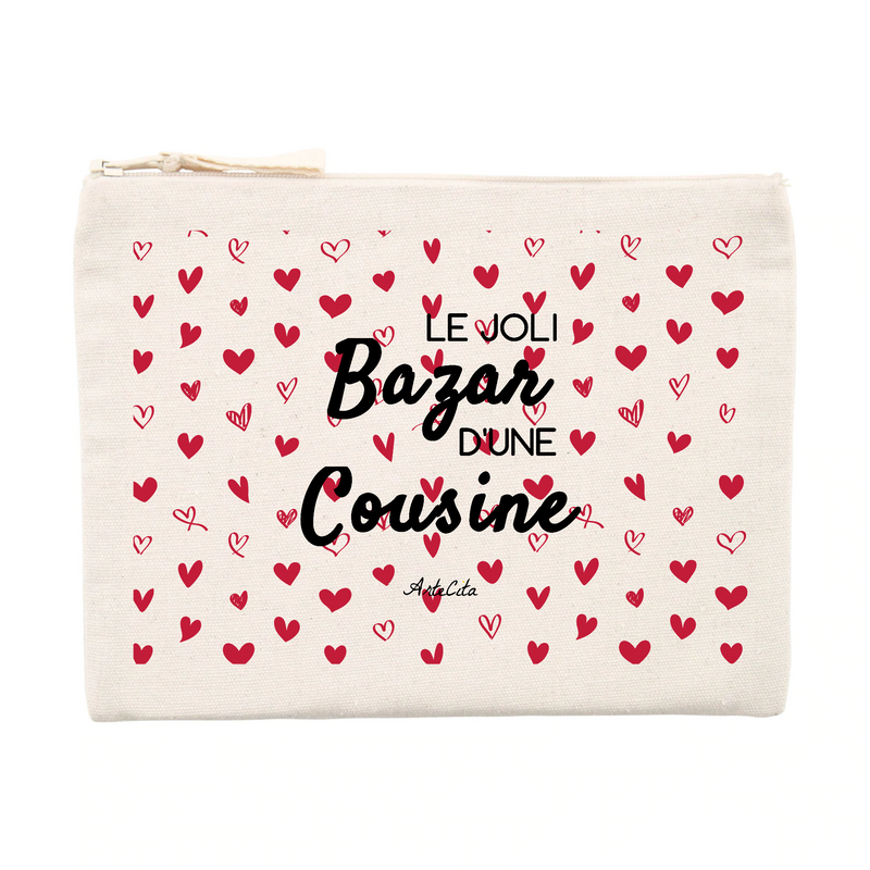 Cadeau anniversaire : Pochette - Le joli Bazar d'une Cousine - Cadeau Durable & Original - Cadeau Personnalisable - Cadeaux-Positifs.com -Unique-Beige-