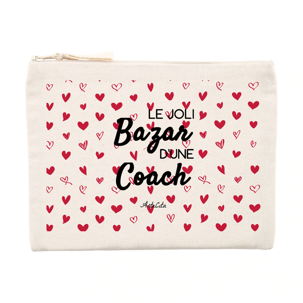 Pochette - Le joli Bazar d'une Coach - Cadeau Durable & Original - Cadeau Personnalisable - Cadeaux-Positifs.com -Unique-Beige-