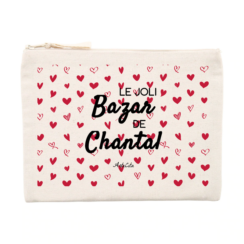 Cadeau anniversaire : Pochette - Le joli Bazar de Chantal - Cadeau Durable & Original - Cadeau Personnalisable - Cadeaux-Positifs.com -Unique-Beige-