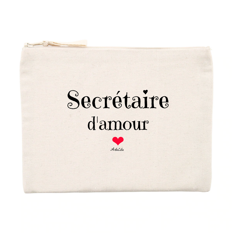 Cadeau anniversaire : Pochette - Secrétaire d'amour - Matières recyclées - Cadeau Unique - Cadeau Personnalisable - Cadeaux-Positifs.com -Unique-Beige-