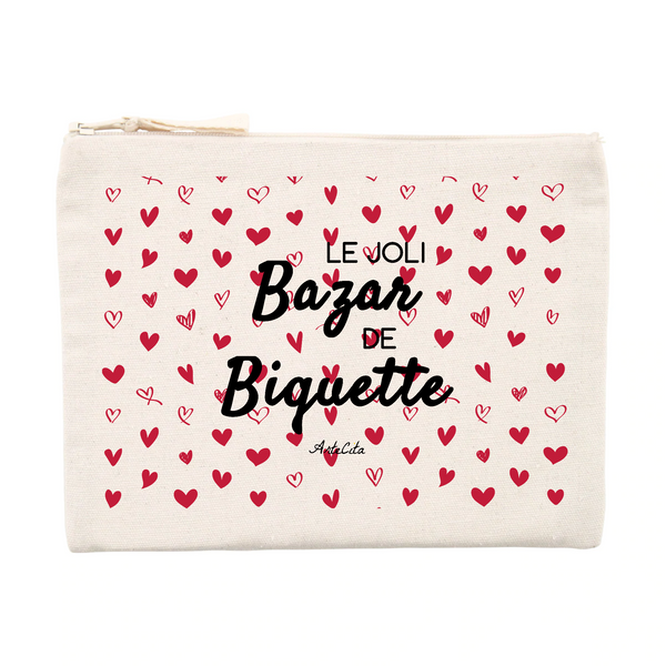 Pochette - Le joli Bazar de Biquette - Cadeau Durable & Original - Cadeau Personnalisable - Cadeaux-Positifs.com -Unique-Beige-