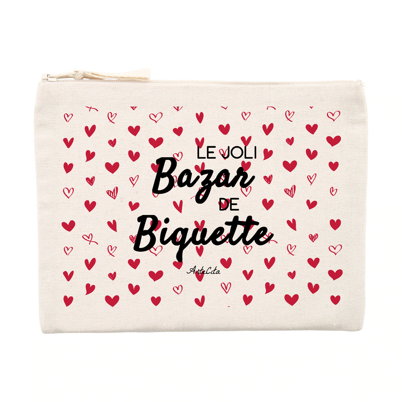 Cadeau anniversaire : Pochette - Le joli Bazar de Biquette - Cadeau Durable & Original - Cadeau Personnalisable - Cadeaux-Positifs.com -Unique-Beige-