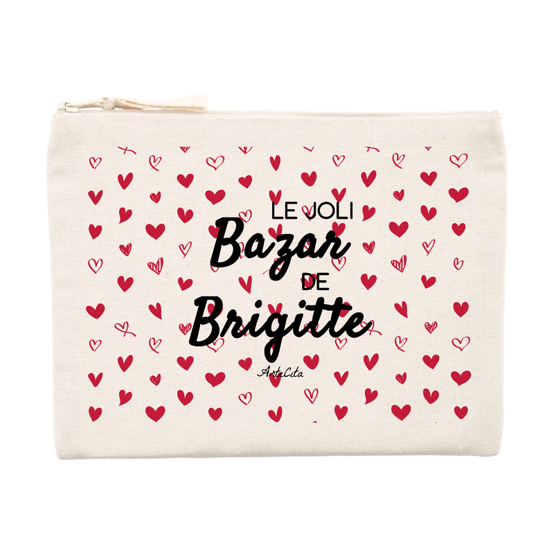 Cadeau anniversaire : Pochette - Le joli Bazar de Brigitte - Cadeau Durable & Original - Cadeau Personnalisable - Cadeaux-Positifs.com -Unique-Beige-