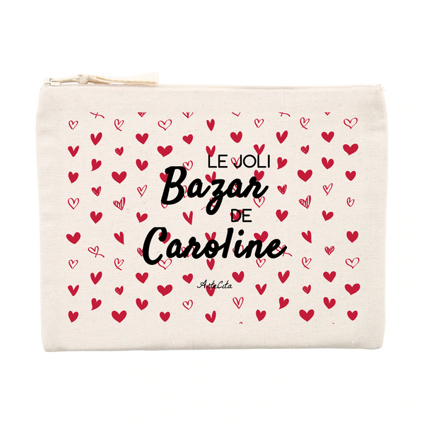 Pochette - Le joli Bazar de Caroline - Cadeau Durable & Original - Cadeau Personnalisable - Cadeaux-Positifs.com -Unique-Beige-