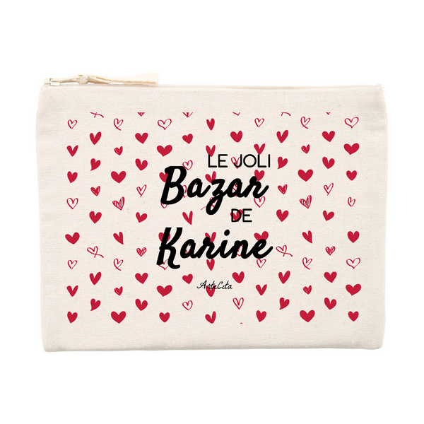 Tote Bag Premium - Le joli Bazar de Karine - 2 Coloris - Durable - Cadeau Personnalisable - Cadeaux-Positifs.com -Unique-Beige-