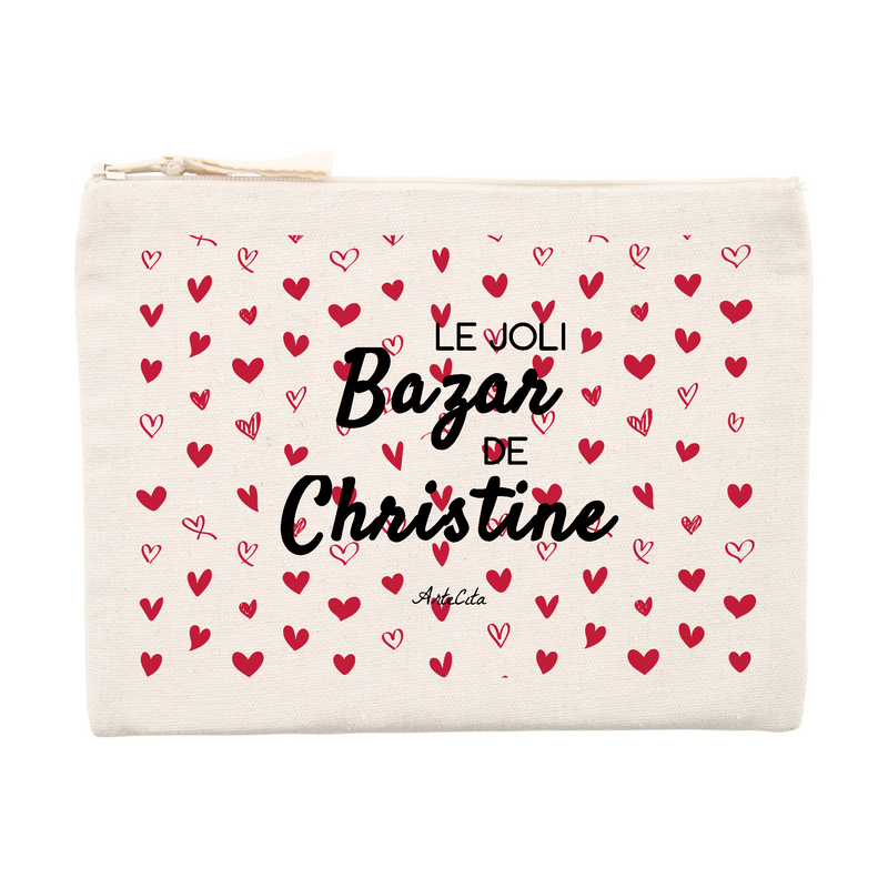 Cadeau anniversaire : Pochette - Le joli Bazar de Christine - Cadeau Durable & Original - Cadeau Personnalisable - Cadeaux-Positifs.com -Unique-Beige-