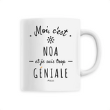 Mug - Noa est trop Géniale - 6 Coloris - Cadeau Original - Cadeau Personnalisable - Cadeaux-Positifs.com -Unique-Blanc-
