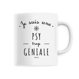 Mug - Une Psy trop Géniale - 6 Coloris - Cadeau Original - Cadeau Personnalisable - Cadeaux-Positifs.com -Unique-Blanc-
