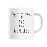 Mug - Une AVS trop Géniale - 6 Coloris - Cadeau Original - Cadeau Personnalisable - Cadeaux-Positifs.com -Unique-Blanc-