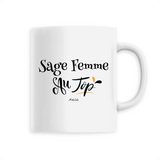 Mug - Sage Femme au Top - 6 Coloris - Cadeau Original - Cadeau Personnalisable - Cadeaux-Positifs.com -Unique-Blanc-