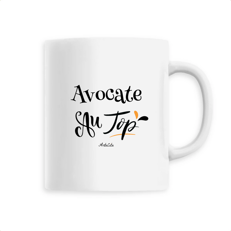 Cadeau anniversaire : Mug - Avocate au Top - 6 Coloris - Cadeau Original - Cadeau Personnalisable - Cadeaux-Positifs.com -Unique-Blanc-