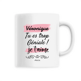 Mug - Véronique, je t'aime - 6 Coloris - Cadeau Tendre - Cadeau Personnalisable - Cadeaux-Positifs.com -Unique-Blanc-