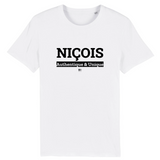 T-Shirt - Niçois - Coton Bio - 7 Coloris - Cadeau Original - Cadeau Personnalisable - Cadeaux-Positifs.com -XS-Blanc-