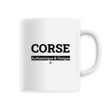 Mug - Corse Authentique & Unique - 6 Coloris - Cadeau Original - Cadeau Personnalisable - Cadeaux-Positifs.com -Unique-Blanc-