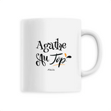 Mug - Agathe au Top - 6 Coloris - Cadeau Original - Cadeau Personnalisable - Cadeaux-Positifs.com -Unique-Blanc-