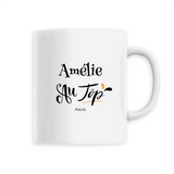Mug - Amélie au Top - 6 Coloris - Cadeau Original - Cadeau Personnalisable - Cadeaux-Positifs.com -Unique-Blanc-