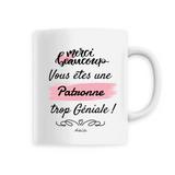 Mug - Merci vous êtes une Patronne trop Géniale - 6 Coloris - Cadeau Personnalisable - Cadeaux-Positifs.com -Unique-Blanc-