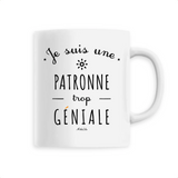 Mug - Une Patronne trop Géniale - 6 Coloris - Cadeau Original - Cadeau Personnalisable - Cadeaux-Positifs.com -Unique-Blanc-
