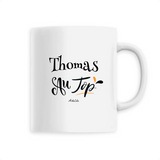 Mug - Thomas au Top - 6 Coloris - Cadeau Original - Cadeau Personnalisable - Cadeaux-Positifs.com -Unique-Blanc-