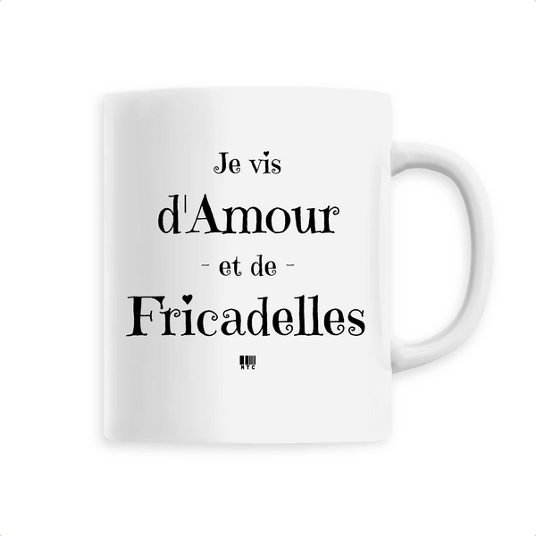 Mug - Amour et Fricadelles - 6 Coloris - Cadeau Original - Cadeau Personnalisable - Cadeaux-Positifs.com -Unique-Blanc-