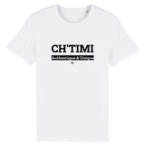 T-Shirt - Ch'timi - Unisexe - Coton Bio - 7 Coloris - Cadeau Original - Cadeau Personnalisable - Cadeaux-Positifs.com -XS-Blanc-