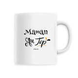 Mug - Maman au Top - 6 Coloris - Cadeau Original - Cadeau Personnalisable - Cadeaux-Positifs.com -Unique-Blanc-