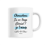 Mug - Chouchou je t'aime - 6 Coloris - Cadeau Tendre & Original - Cadeau Personnalisable - Cadeaux-Positifs.com -Unique-Blanc-