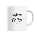 Mug - Valérie au Top - 6 Coloris - Cadeau Original - Cadeau Personnalisable - Cadeaux-Positifs.com -Unique-Blanc-