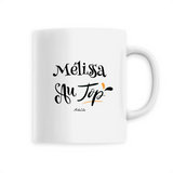 Mug - Mélissa au Top - 6 Coloris - Cadeau Original - Cadeau Personnalisable - Cadeaux-Positifs.com -Unique-Blanc-