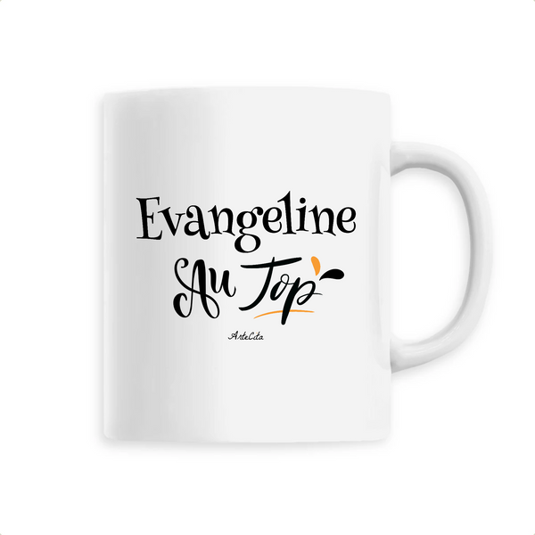 Mug - Evangeline au Top - 6 Coloris - Cadeau Original - Cadeau Personnalisable - Cadeaux-Positifs.com -Unique-Blanc-